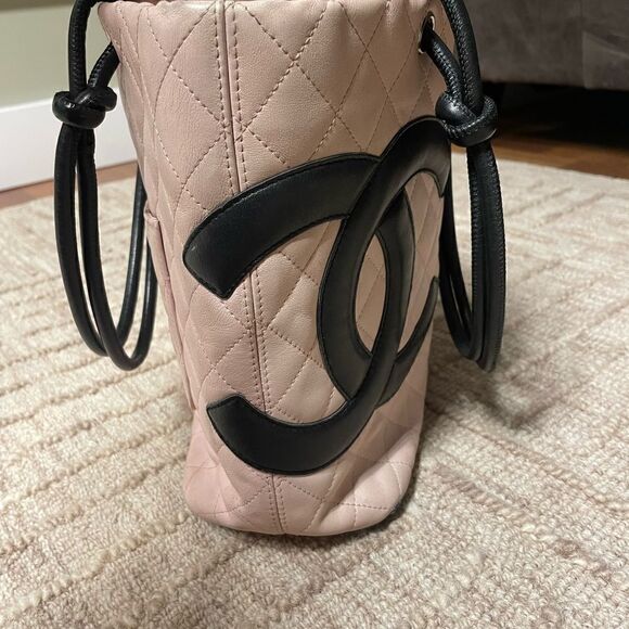 🌞 CHANEL CC Quilted Cambon Ligne Medium Tote Bag - Picture 4 of 8